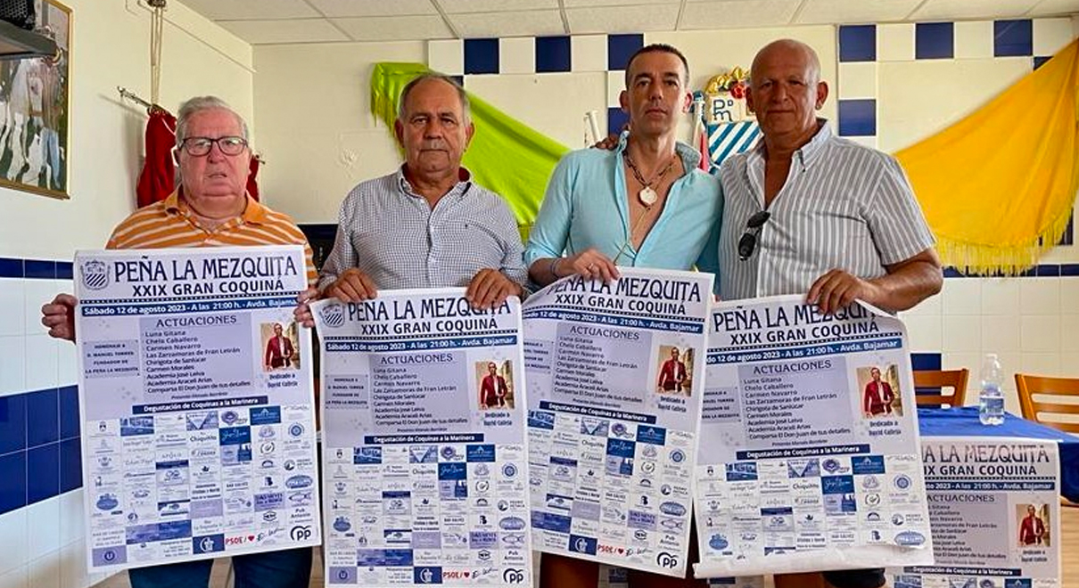La Peña La Mezquita dedica la XXIX Gran Coquiná Popular a Calleja por su dedicación incondicional a las fiestas portuenses La Peña La Mezquita dedica la XXIX Gran Coquiná Popular a Calleja por su dedicación incondicional a las fiestas portuenses