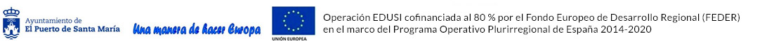 Operación EDUSI Cofinanciada por el Fondo FEDER en el Marco del Programa Operativo de Crecimiento Sostenible 2014-2020.