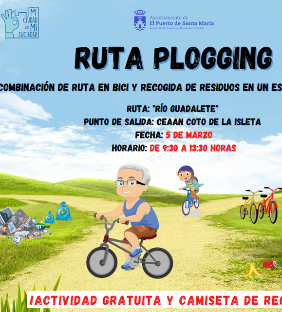 Ruta Plogging. Río Guadalete (1ª parte)