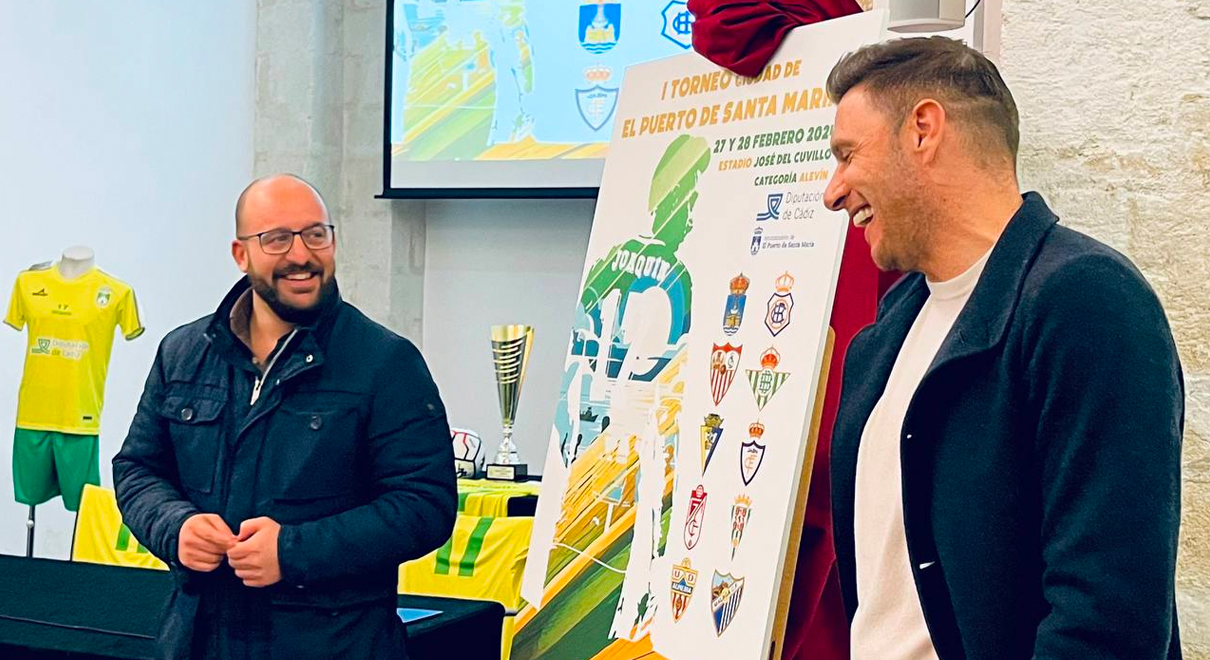 Germán Beardo y Joaquín Sánchez inauguran el Torneo de Fútbol Base 'Ciudad de El Puerto Joaquín Sánchez'