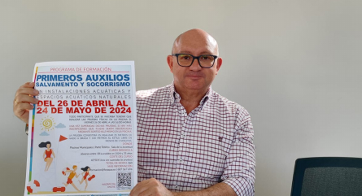 Juventud organiza un curso de formación de primeros auxilios, salvamento y socorrismo