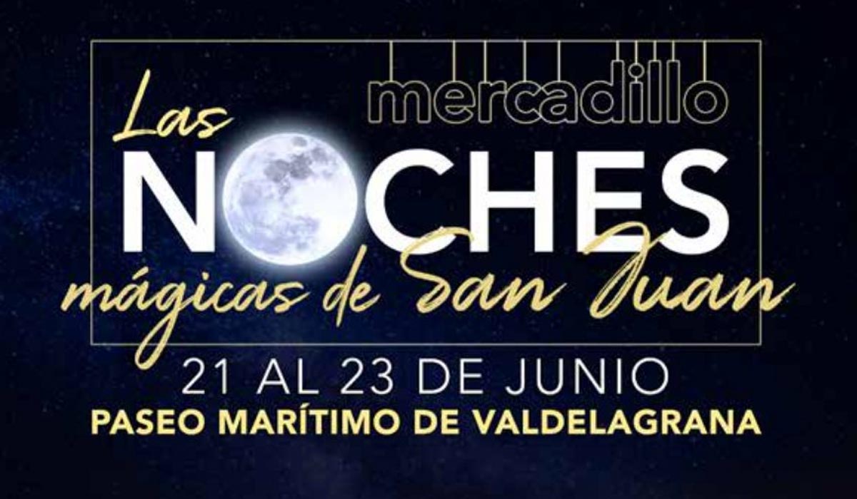 El Paseo Marítimo de Valdelagrana acogerá el mercadillo de Las Noches Mágicas de San Juan entre el viernes 21 y el domingo 23 de junio