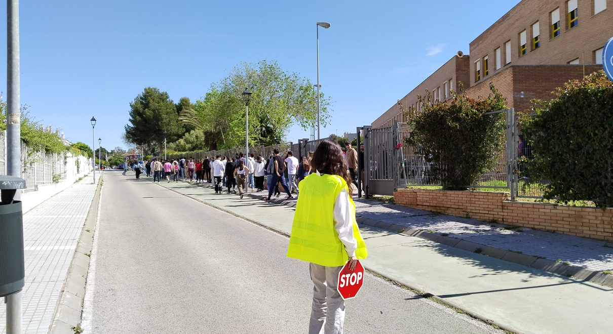 Éxito en los simulacros de evacuación realizados en tres centros escolares de El Puerto