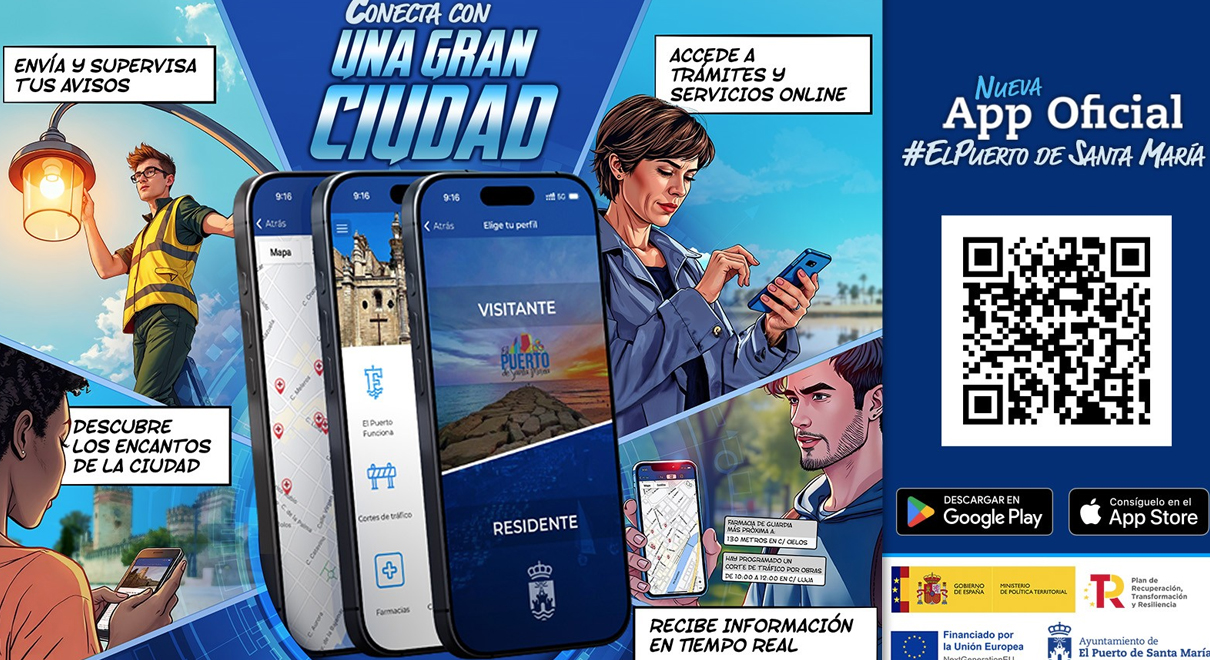 El Puerto de Santa María estrena nueva App de Ciudad para residentes y visitantes El Puerto de Santa María estrena nueva App de Ciudad para residentes y visitantes