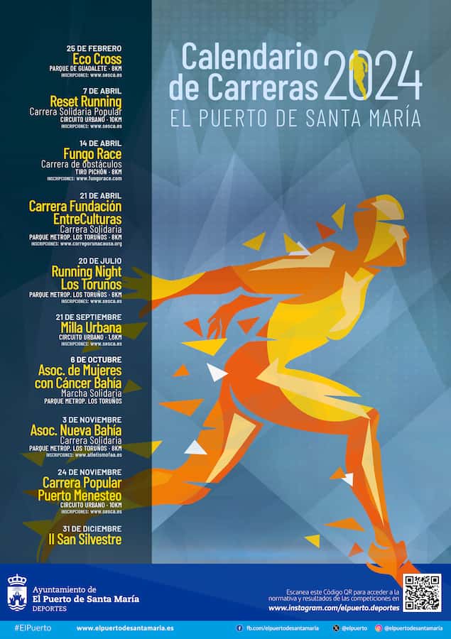 Calendario de Carreras 2024 - El Puerto de Santa María