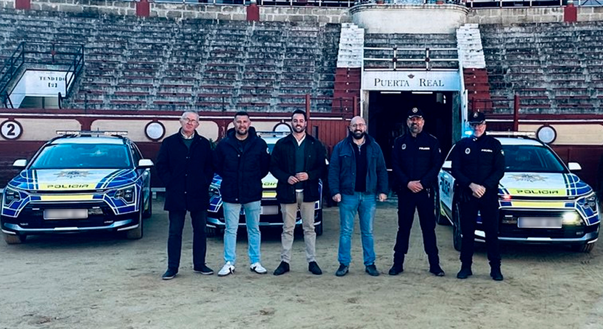 La Policía Local de El Puerto refuerza su flota con nueve nuevos patrulleros híbridos