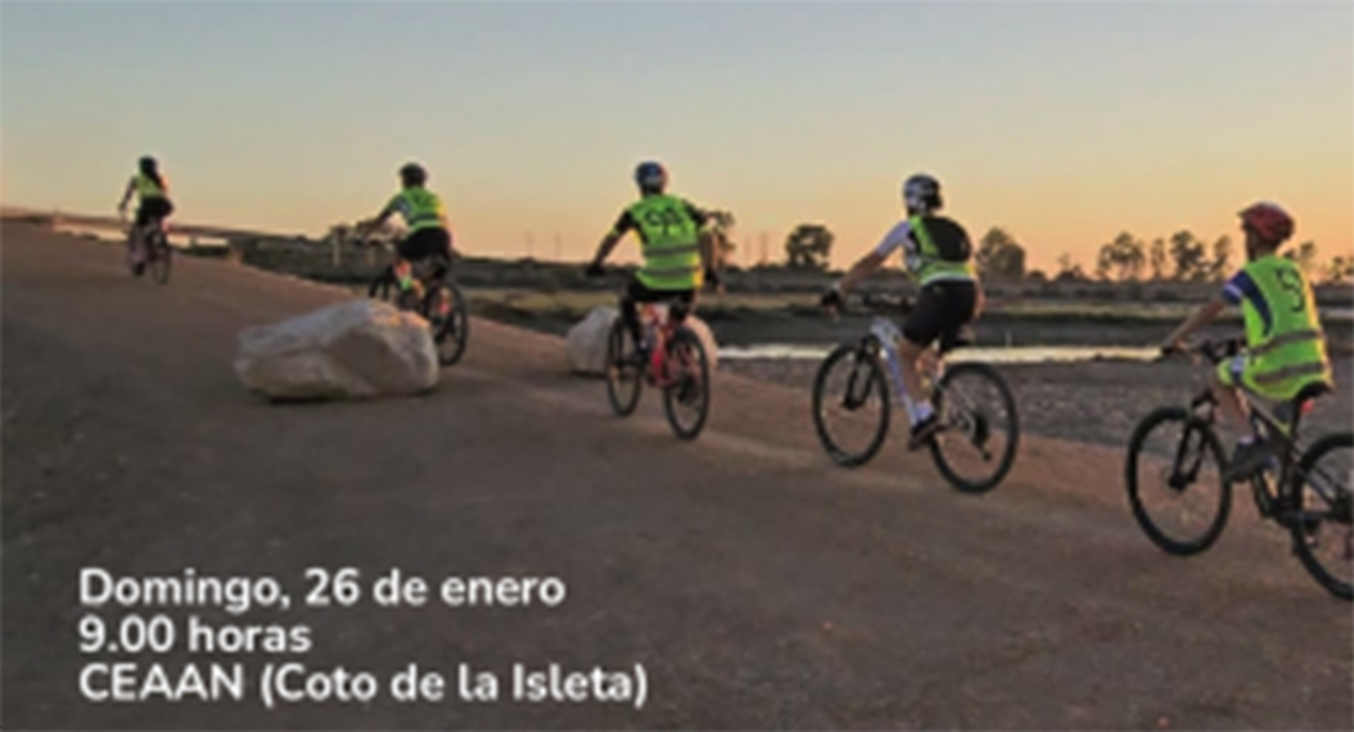 Medio Ambiente organiza este domingo 26 la ruta en bici al 'Cortijo La Negra', primera propuesta del año