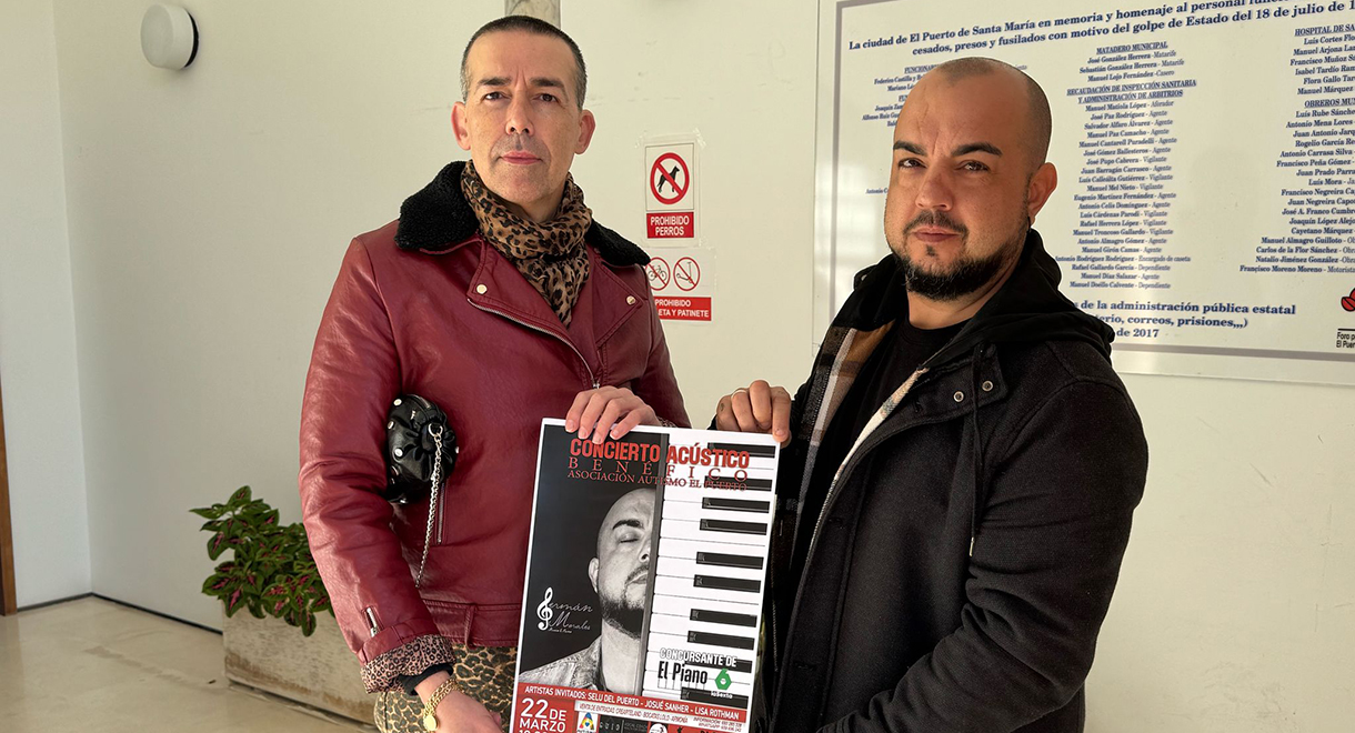 Germán Morales ofrecerá un concierto benéfico a favor de la Asociación Autismo El Puerto con el apoyo de la Concejalía de Fiestas