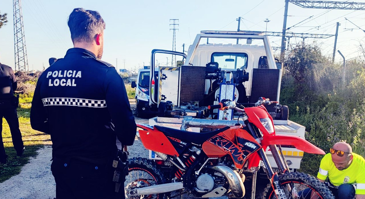 Policía Local y Nacional de El Puerto aúnan esfuerzos para evitar carreras ilegales de motoristas