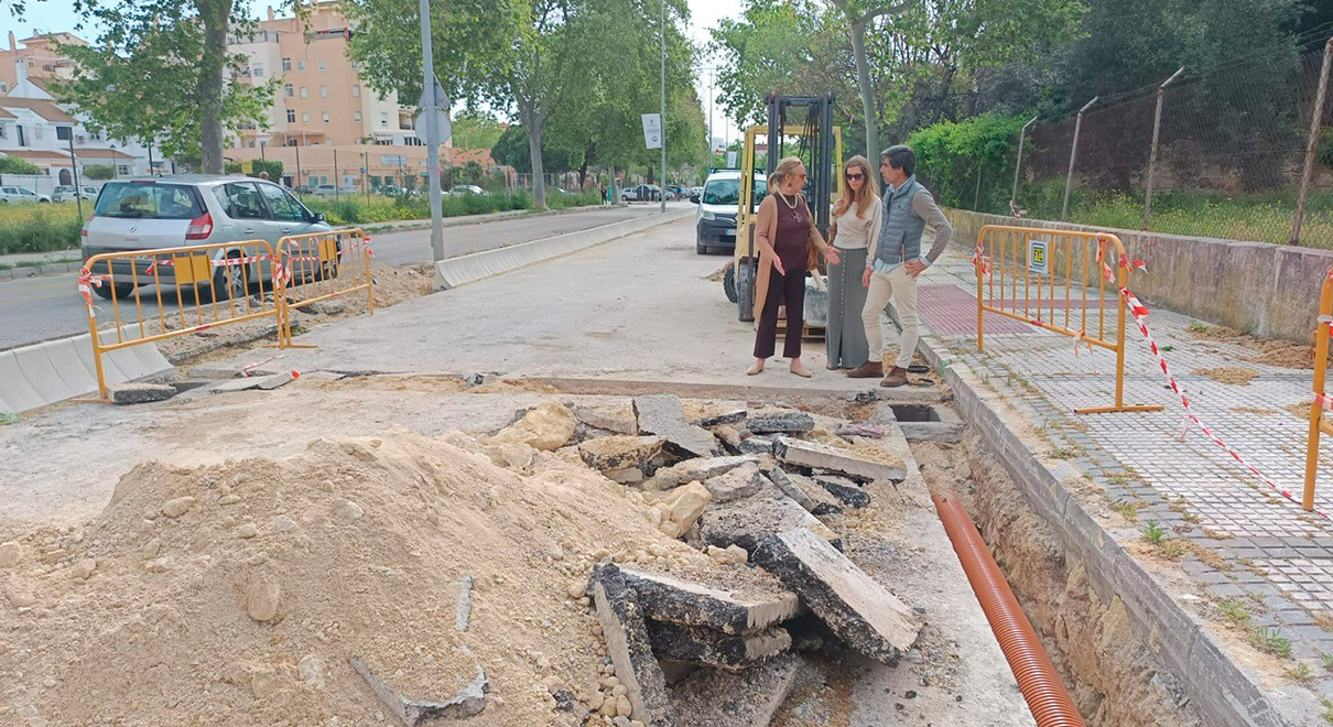 Las obras de la Avenida del Descubrimiento avanzan a buen ritmo