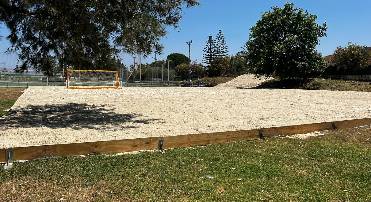El campo de fútbol playa de la Euro Beach Soccer League se queda en El Puerto