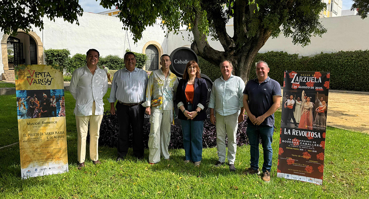 Los Jardines de Bodegas Caballero de El Puerto de Santa María se preparan para el Musical Fest Caballero 2025