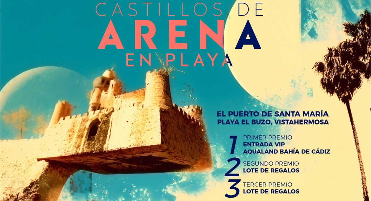 El ‘III Concurso de Castillos de Arena’ de la Fundación Cajasol llega a la Playa de El Buzo