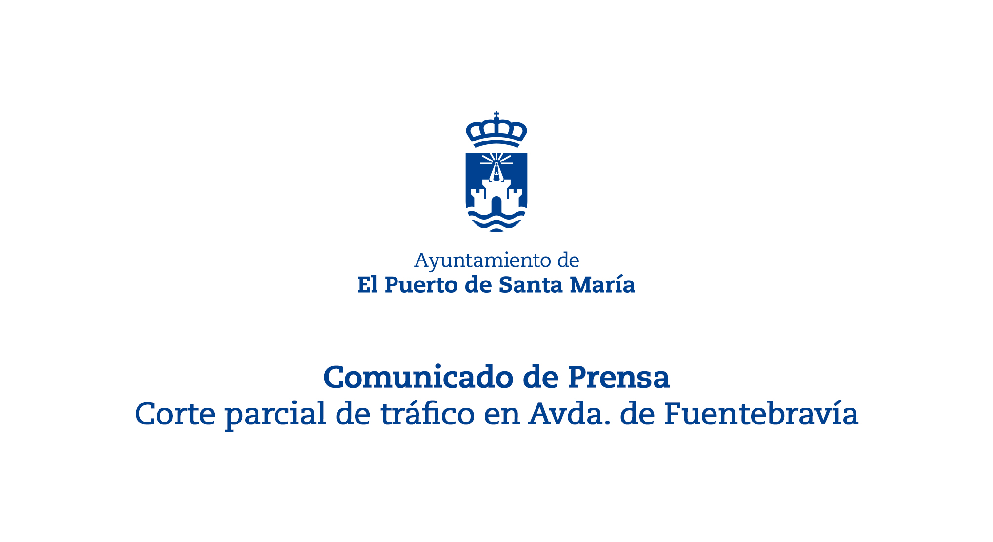 Corte parcial de tráfico este martes, 30 de septiembre, en la Avenida de Fuentebravía