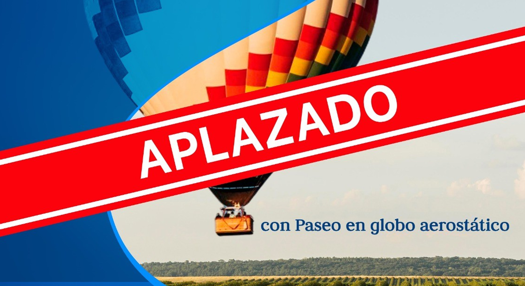 El paseo en globo por el Día Internacional de la Mujer Rural previsto para el domingo 19 se suspende por la previsión de fuertes vientos