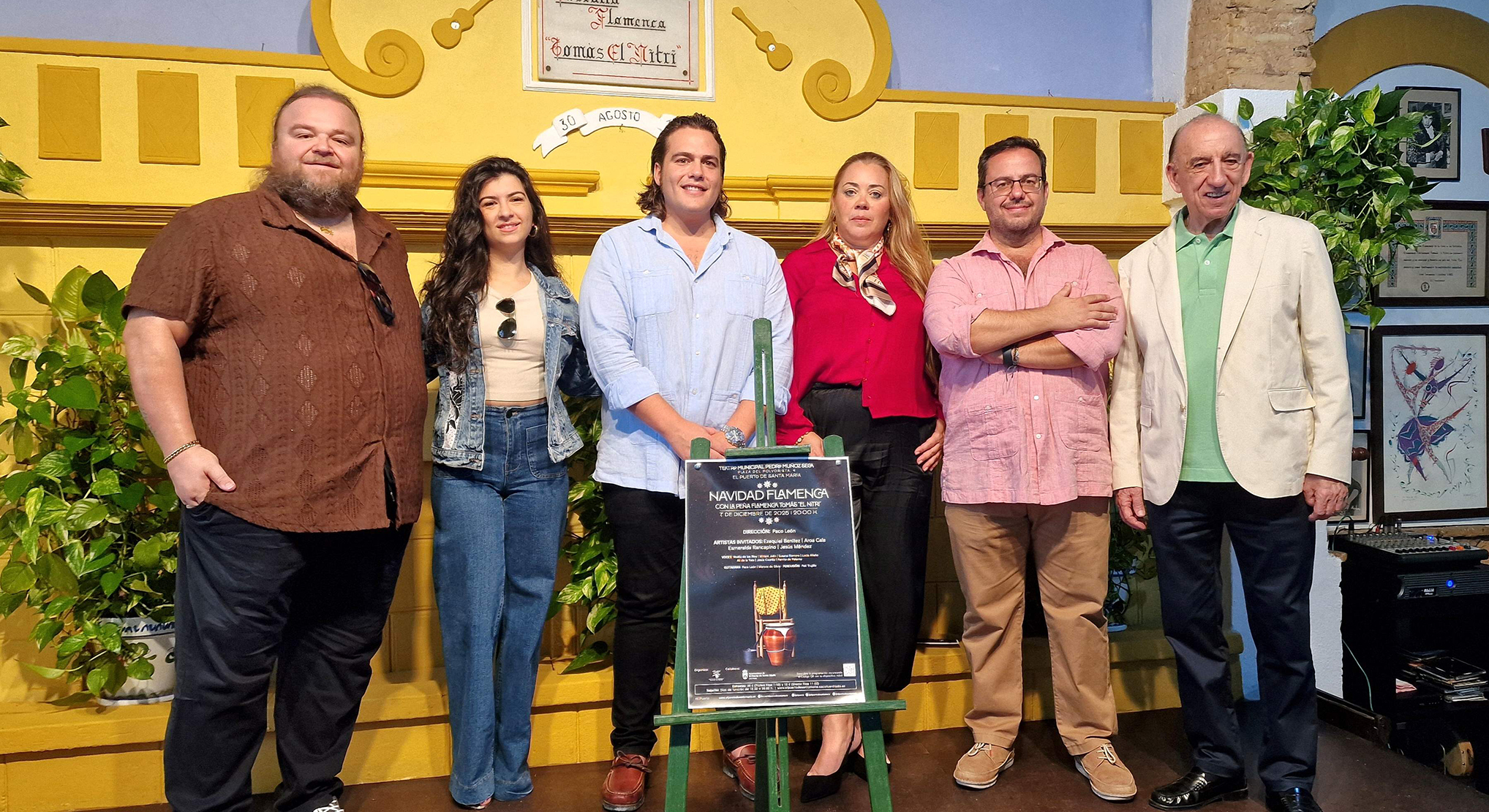 'Navidad Flamenca con la Tertulia Tomás el Nitri' llenará de arte el Teatro Pedro Muñoz Seca el 7 de diciembre 'Navidad Flamenca con la Tertulia Tomás el Nitri' llenará de arte el Teatro Pedro Muñoz Seca el 7 de diciembre