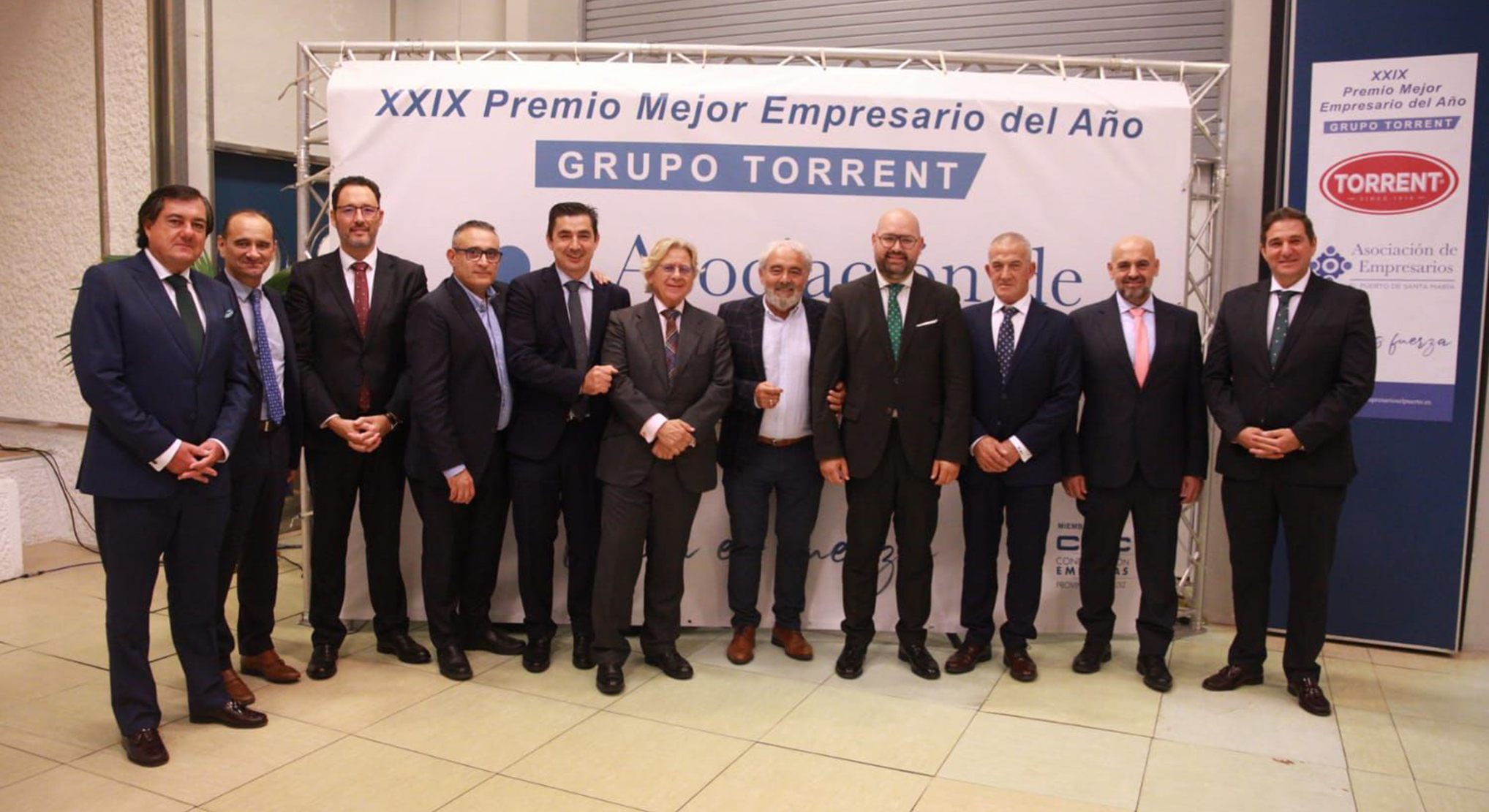 El Ayuntamiento acompaña a la Asociación de Empresarios en su Gala Anual y felicita al Grupo Torrent, galardonado como Mejor Empresario del Año 2025