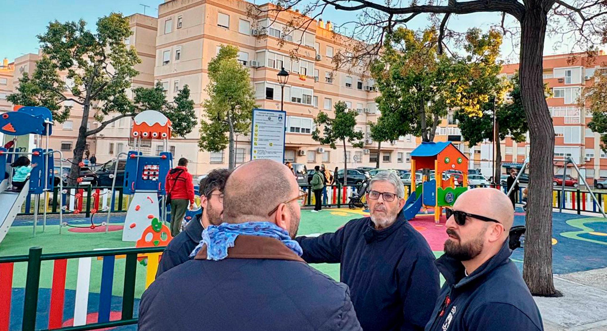 Germán Beardo inaugura el Parque Infantil y el arreglo integral del Paseo Tina Aguinaco de la Barriada de Malacara