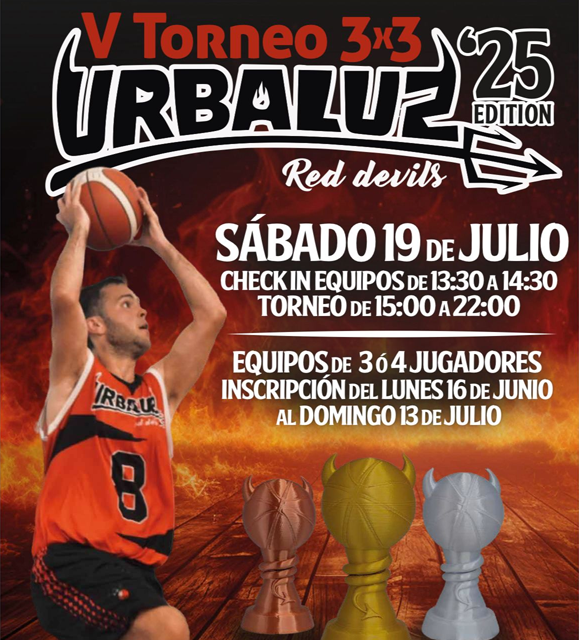 Baloncesto · Torneo 3x3 Urbaluz Red Devils