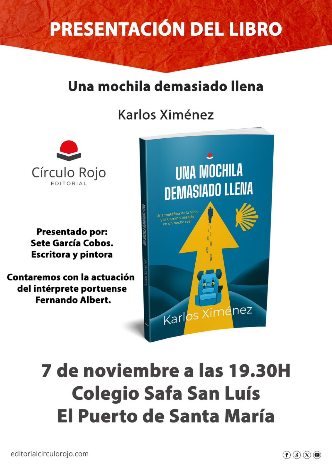 Presentación de libro. Una mochila demasiado llena