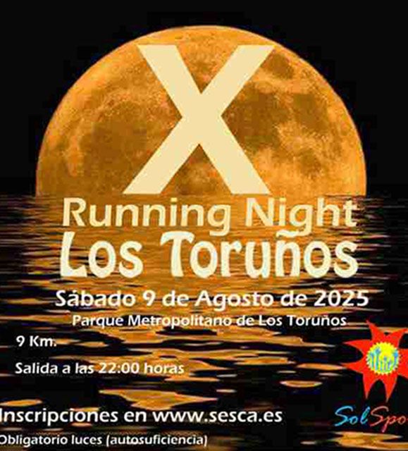 X Running Night Los Toruños