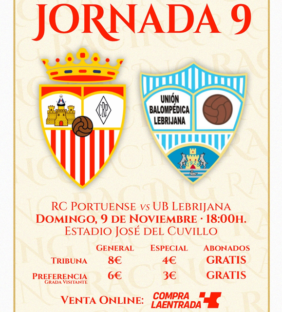 Fútbol · Racing Club Portuense - UB Lebrijana