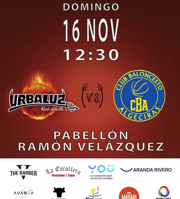 Baloncesto · Urbaluz Red Devils - CB Algeciras