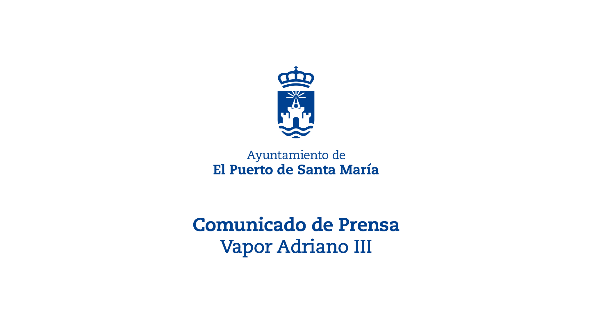Comunicado · Vapor Adriano III