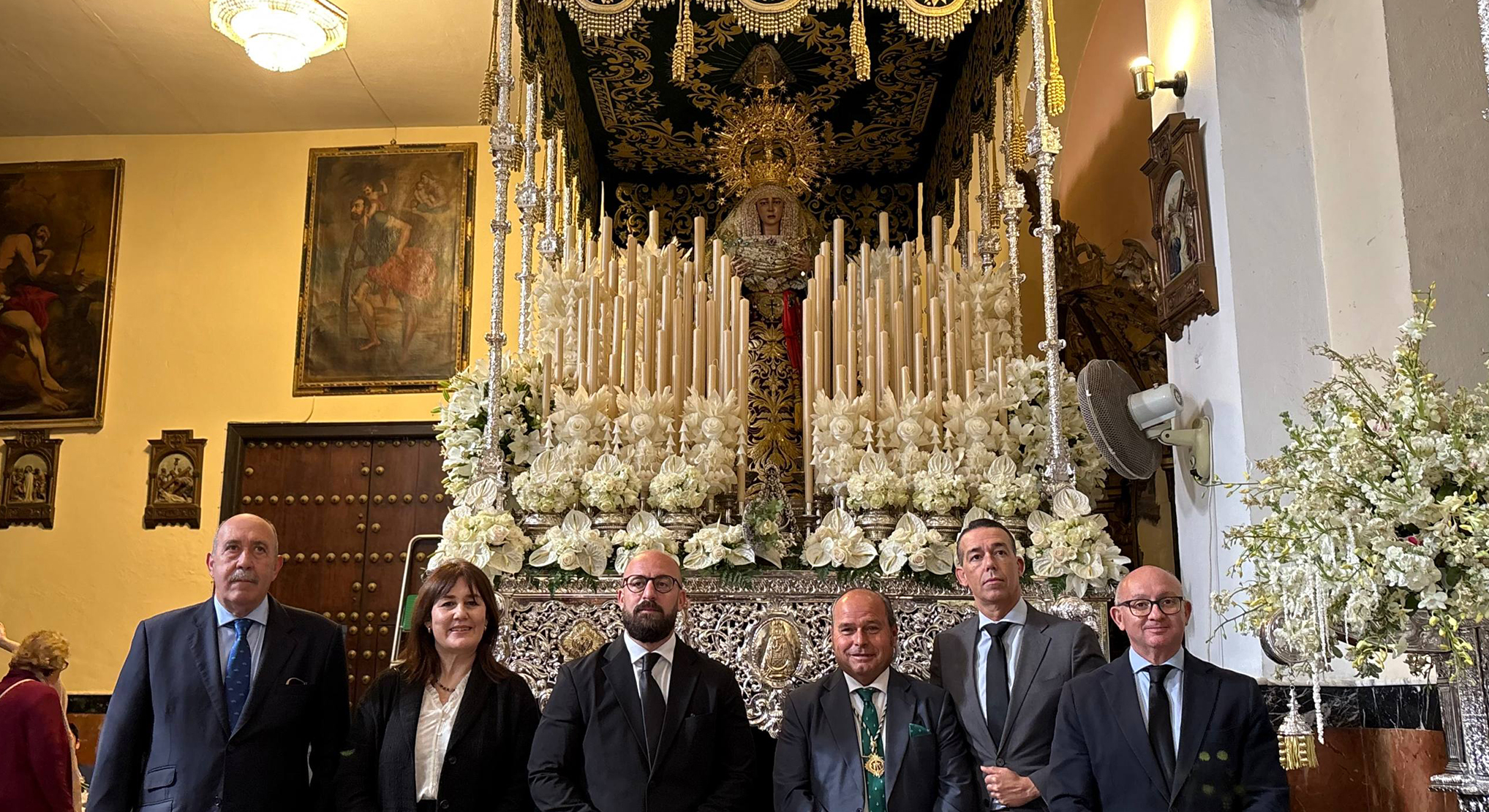 Germán Beardo preside este Viernes Santo la visita institucional a la Hermandad de la Veracruz