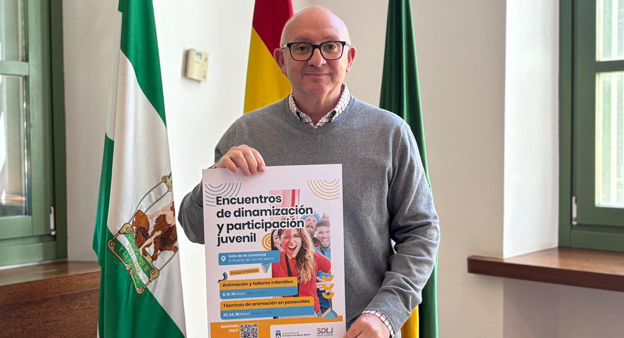 La concejalía de Juventud de El Puerto impulsa nuevos encuentros formativos con cursos de animación infantil y pasacalles dirigidos a jóvenes