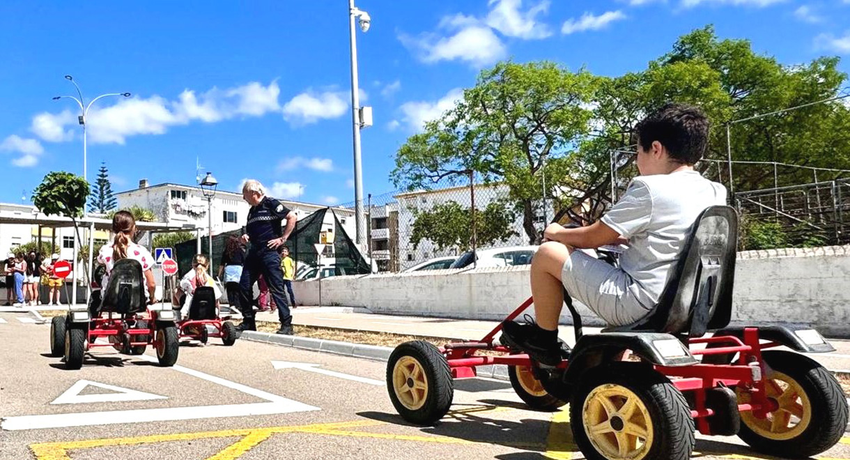 Cerca de 1.000 escolares de El Puerto participan en talleres de educación vial organizados por la Policía Local