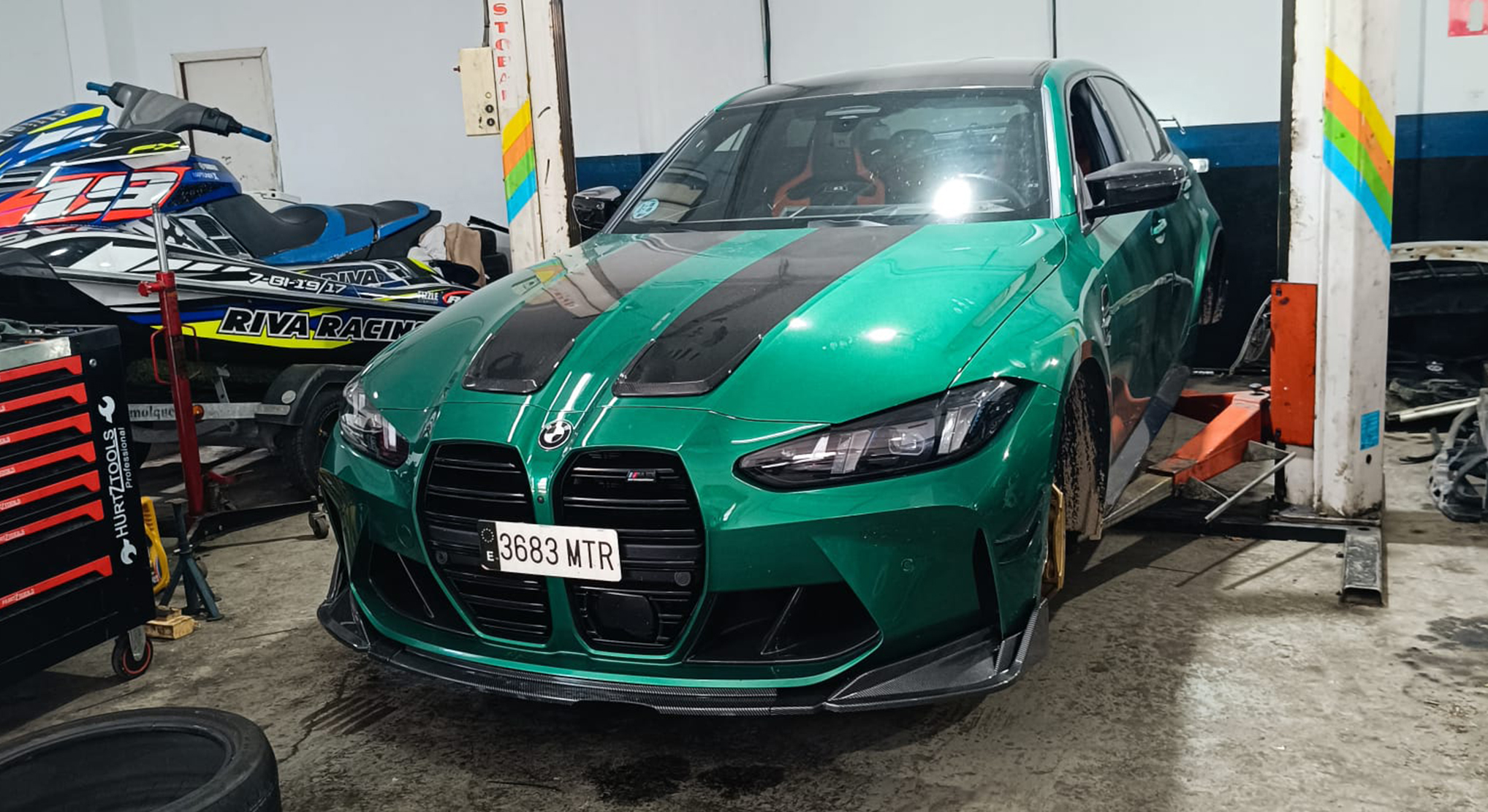 Policía Local y Policía Nacional detienen al conductor del coche implicado en el grave episodio de conducción temeraria ocurrido durante la Motorada