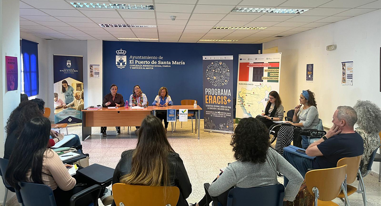 El Ayuntamiento de El Puerto de Santa María constituye la Mesa de Casos del programa ERACIS+ para reforzar la atención coordinada a las familias