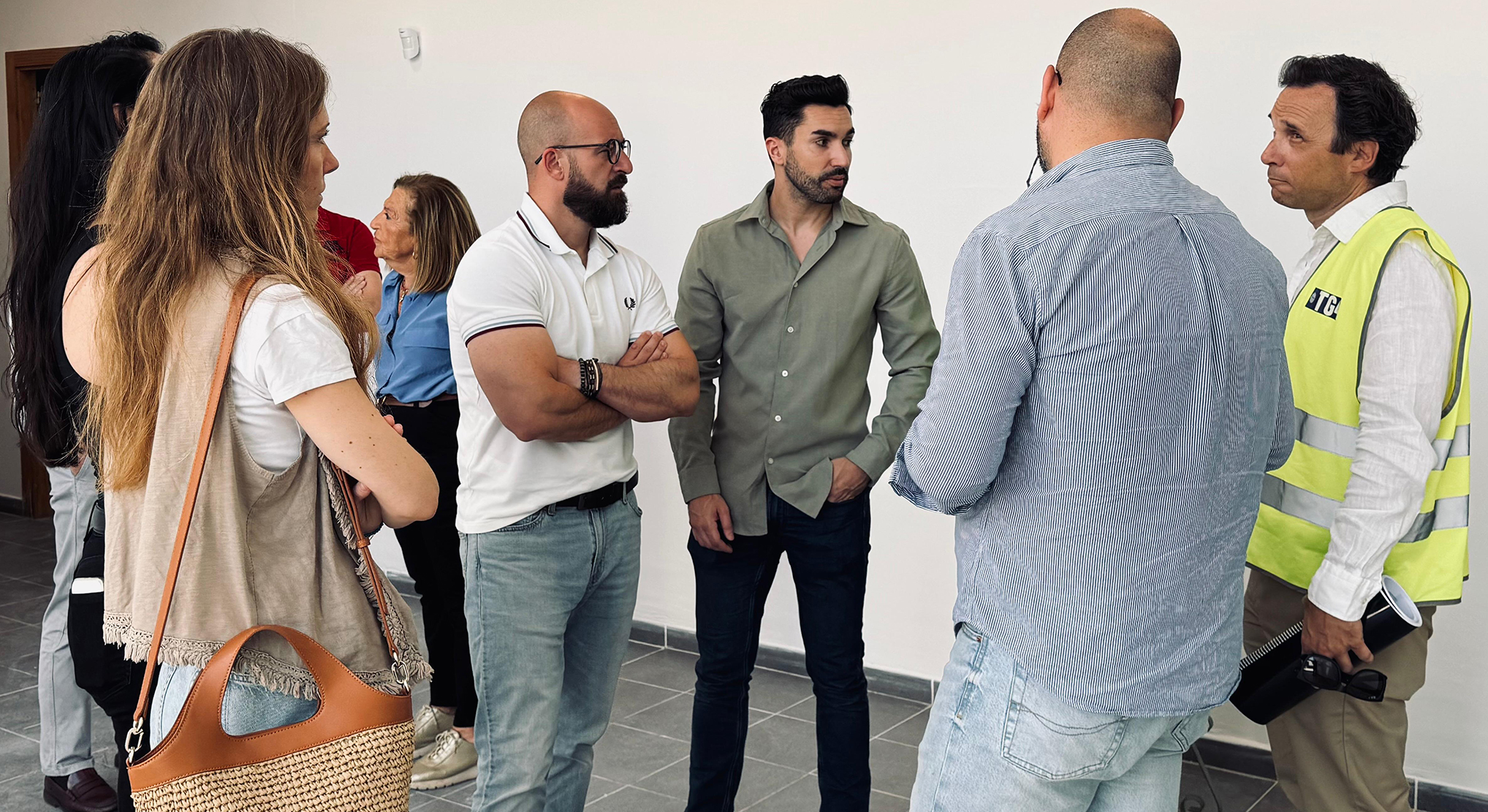Germán Beardo visita la fase final de las obras del nuevo Centro Municipal para Portuenses sin Hogar
