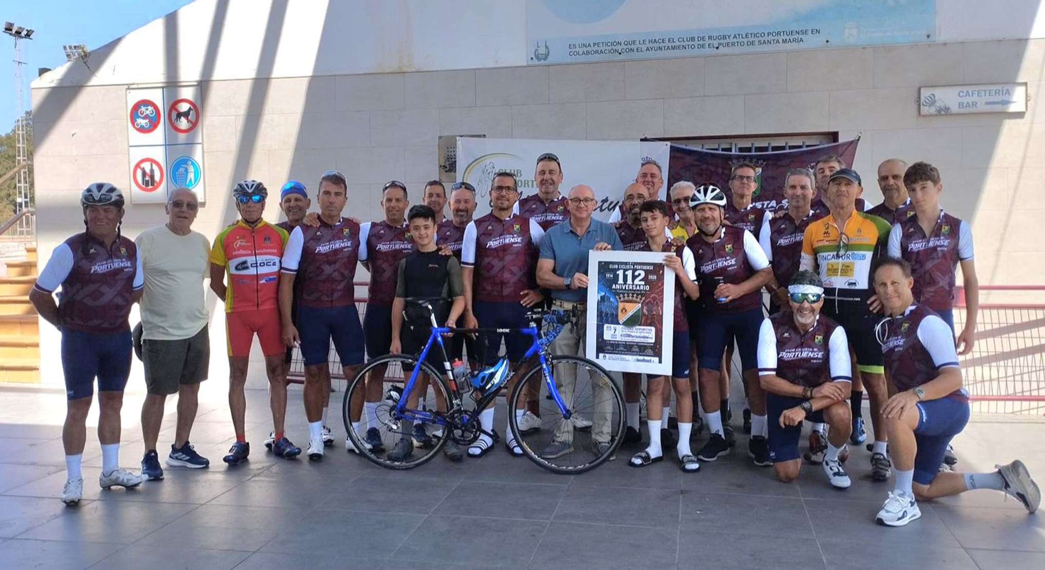 El Club Ciclista Portuense celebra su 112 aniversario pedaleando