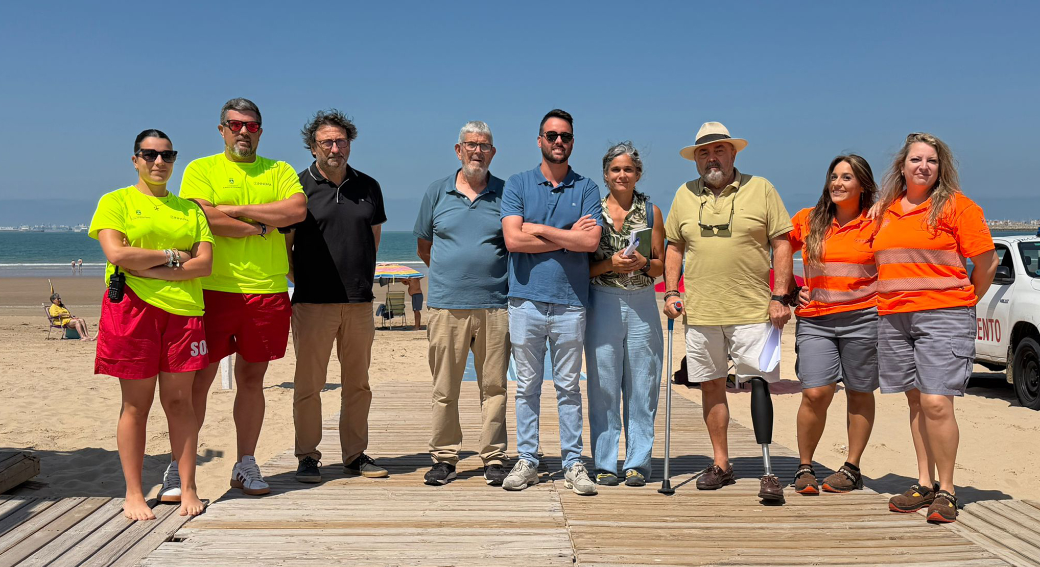 El Ayuntamiento, Innovia Coptalia y La Gaviota renuevan su compromiso por unas playas más inclusivas