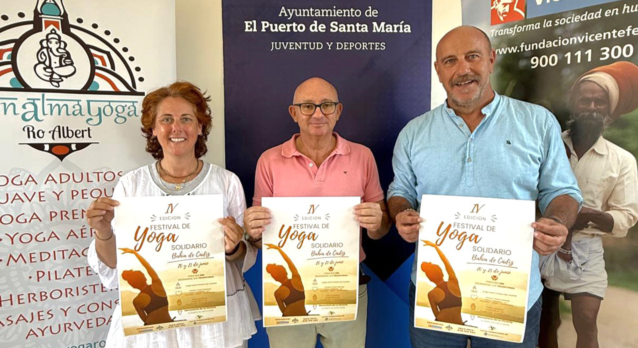 El Monasterio de la Victoria acoge este fin de semana la IV edición del Festival de Yoga Solidario de la Bahía de Cádiz