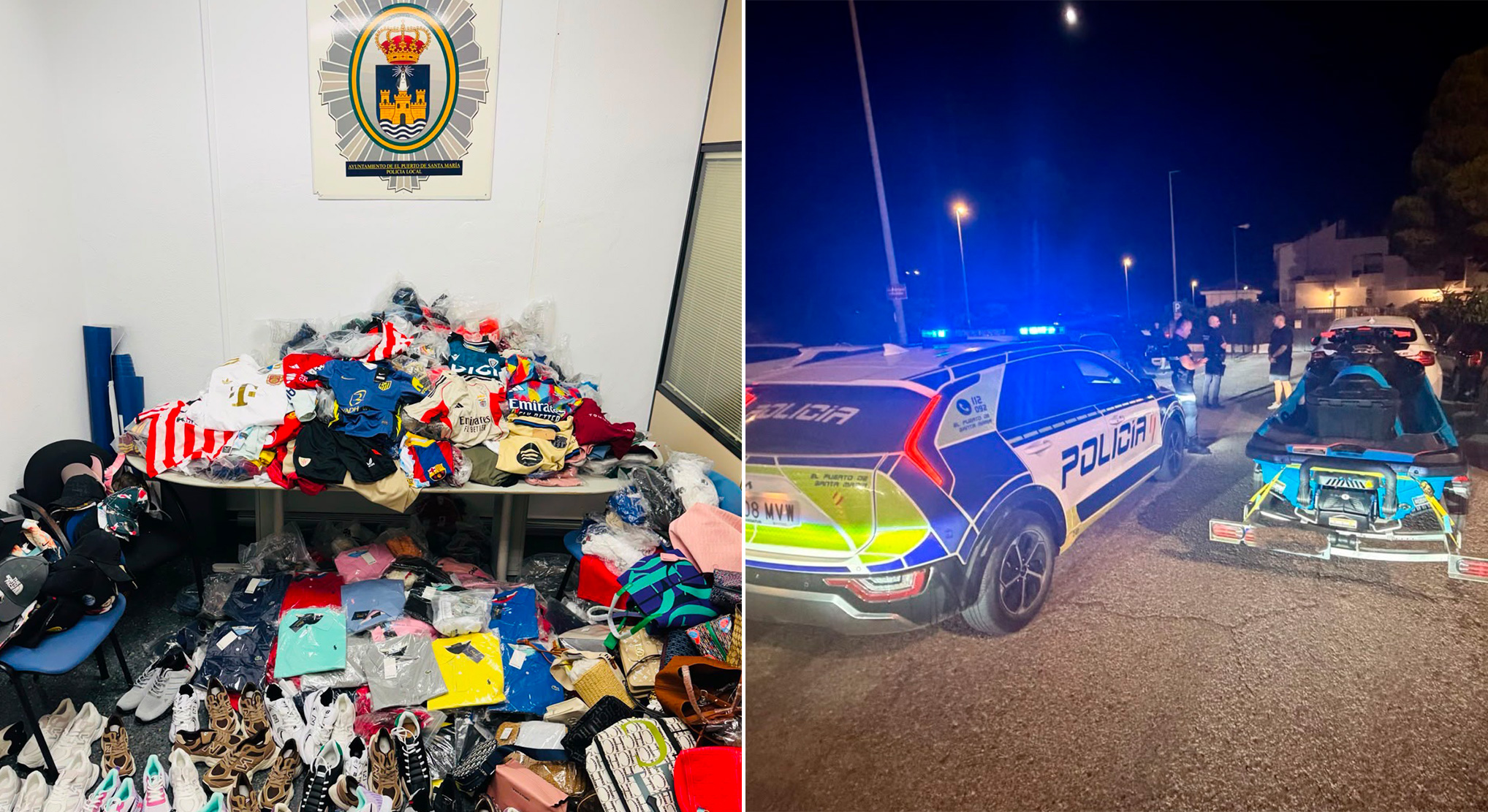 La Policía Local refuerza los controles contra la venta ambulante ilegal durante un intenso fin de semana de inicio del verano