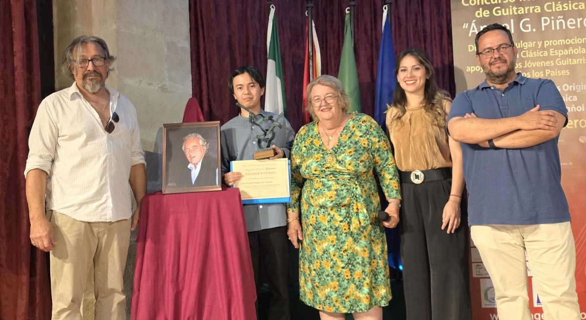 El japonés Sohta Nakabayashi gana en El Puerto el XIII Concurso Internacional de Guitarra Clásica “Ángel G. Piñero”, desarrollado en el Auditorio Municipal Monasterio San Miguel