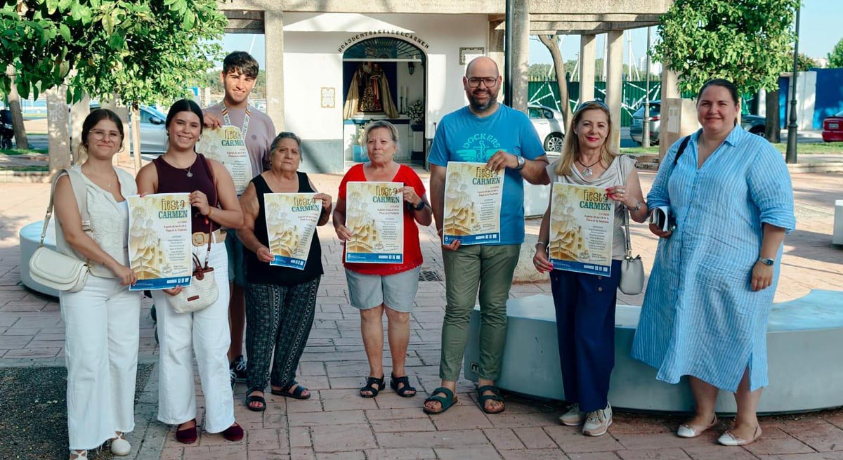 La Plaza de la Tradición de El Puerto acogerá este sábado una gran Fiesta del Carmen con música, juegos y actividades para toda la familia