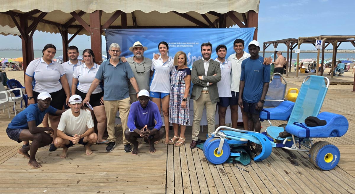 Hidro-Sport celebra su 20º aniversario consolidado como referente de inclusión y accesibilidad en las playas de El Puerto
