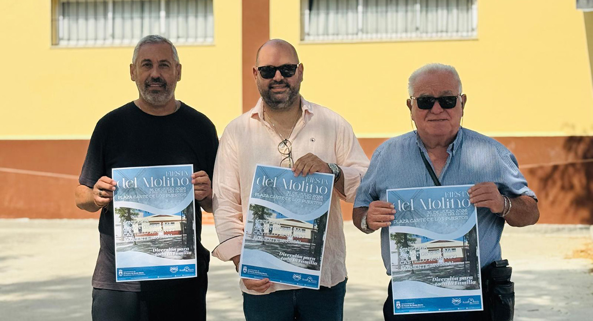 La Plaza Cante de los Puertos acogerá la Fiesta del Molino este viernes 31 de julio