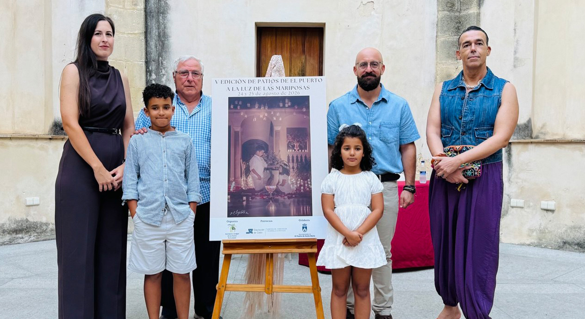 Trece patios históricos abrirán sus puertas el 24 y 25 de agosto para mostrar el patrimonio más auténtico de El Puerto, a la luz de las mariposas