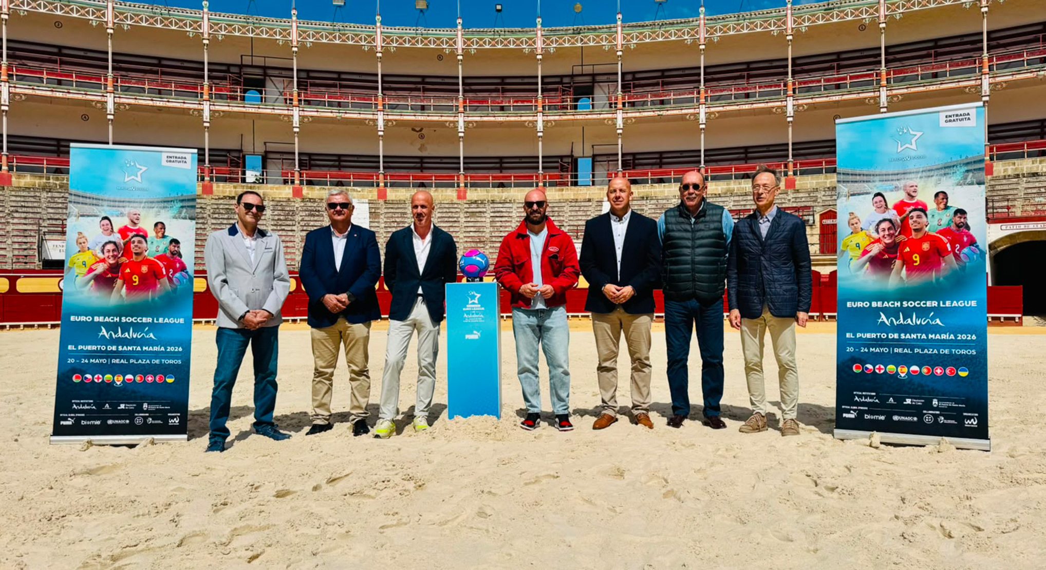 El Puerto será sede del Mundialito de Fútbol Playa del 9 al 11 de octubre en la Plaza de Toros