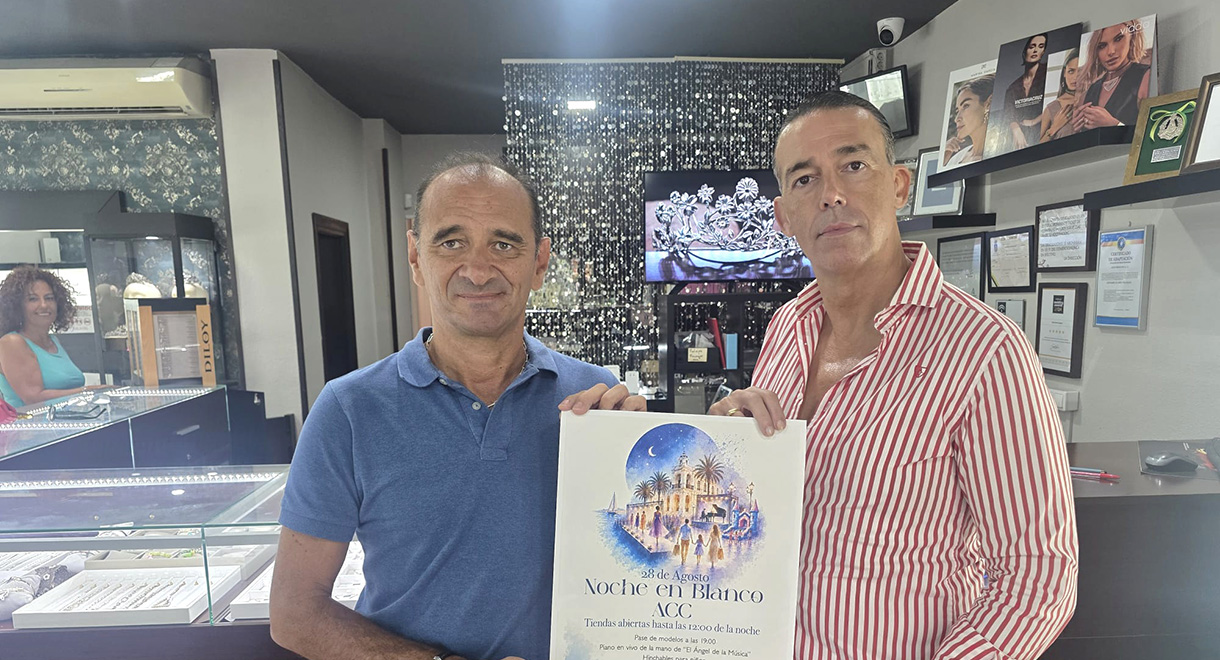 David Calleja y la Asociación de Comerciantes de Crevillet de El Puerto preparan la 'Noche en Blanco ACC' del viernes 28 de agosto