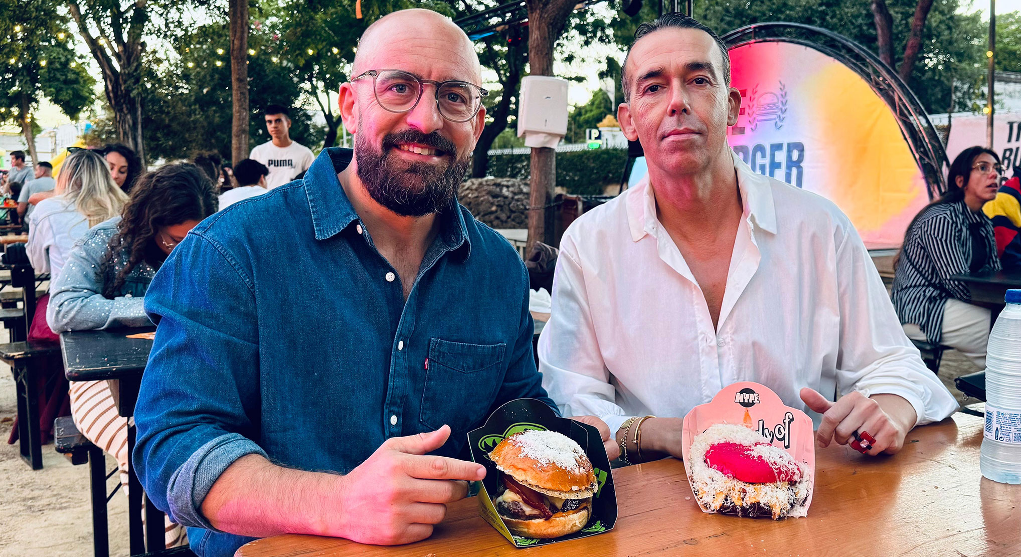 Germán Beardo inaugura 'The Burger Cup', que vuelve a reunir en el Parque de la Victoria a las hamburgueserías más destacadas de España