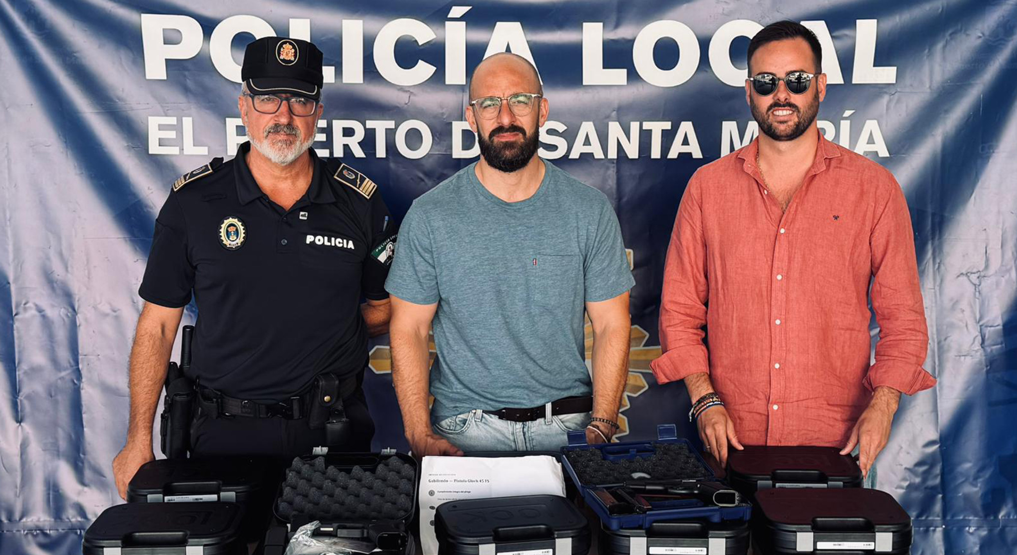 El Puerto avanza en la modernización de la Policía Local y renueva su armamento después de 16 años