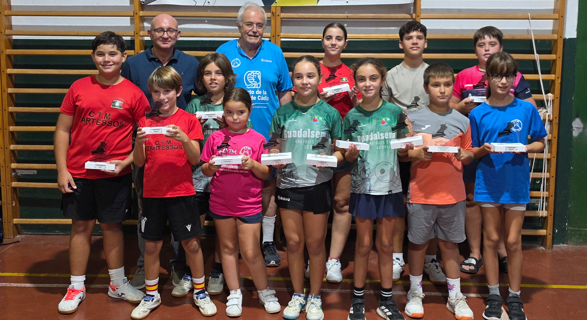 El XXXIX Trofeo Ciudad de El Puerto de Tenis de Mesa congregó este fin de semana a 80 jugadores