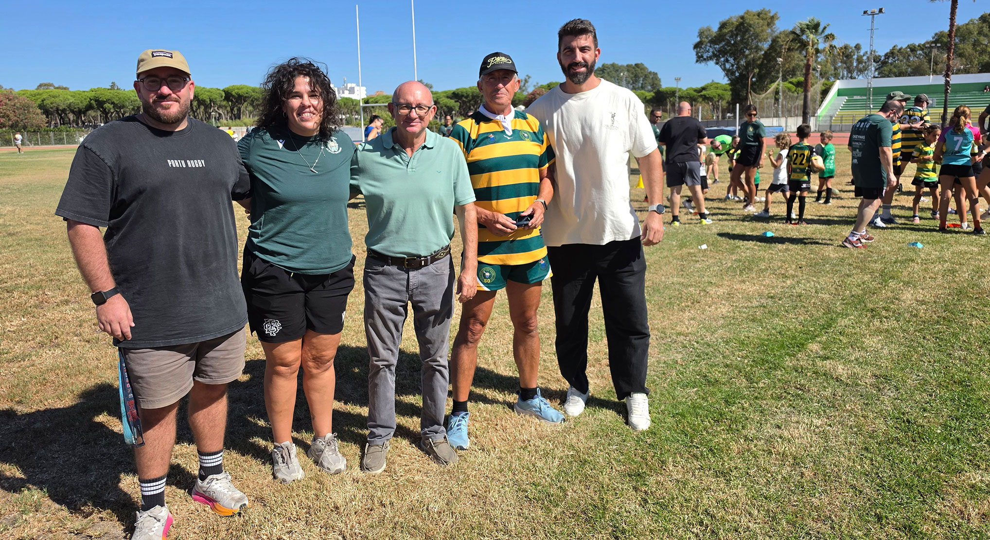El Club de Rugby Atlético Portuense celebra en la Ciudad Deportiva su convivencia de inicio de temporada 2026/27