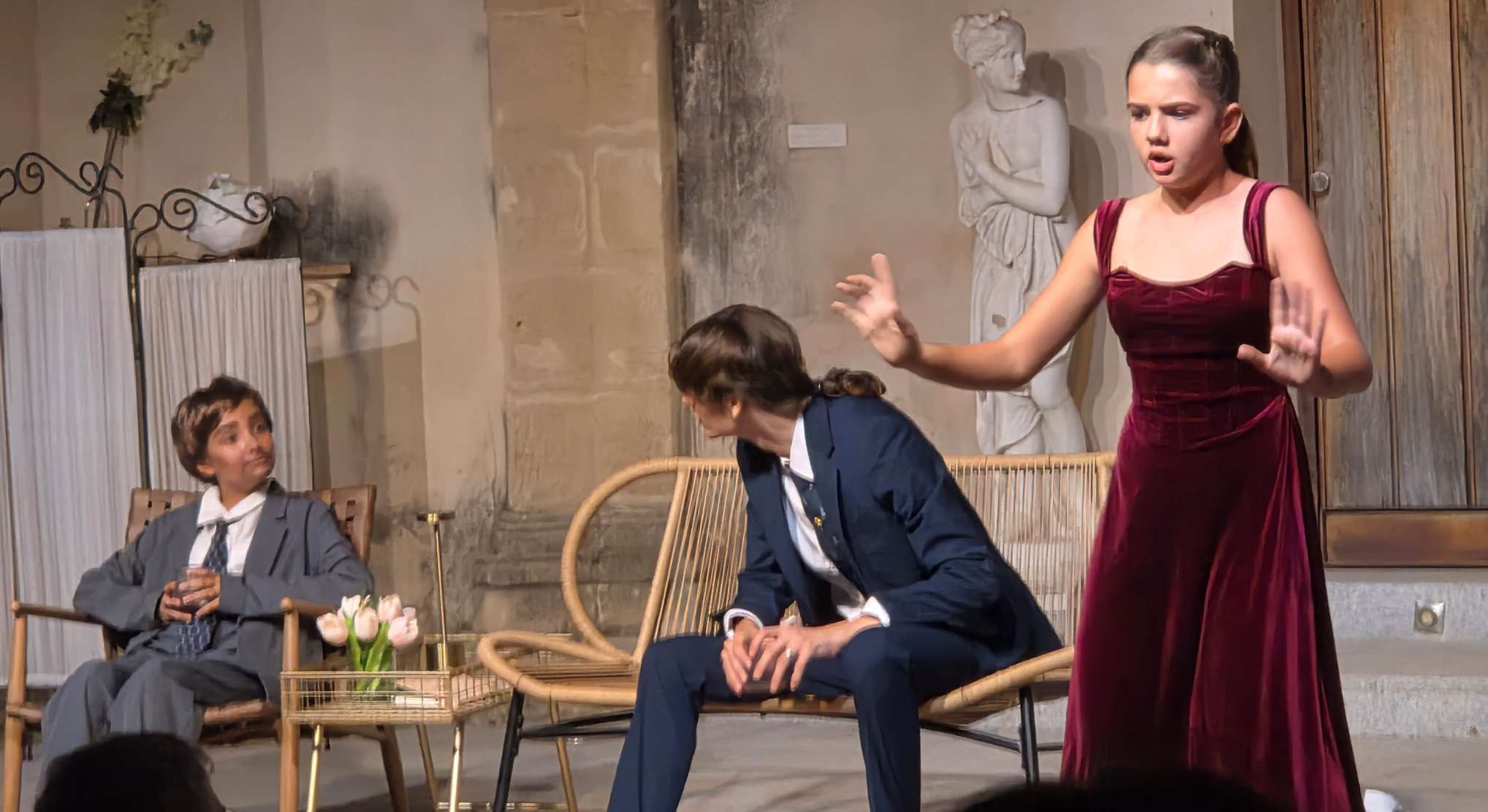 El Taller y Muestra de Teatro Joven finalizó su 17ª edición representando en El Hospitalito 'Vamos a contar mentiras', de Alfonso Paso